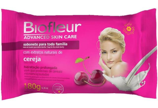 SABONETE BIOFLEUR CEREJA 180GR UNIDADE