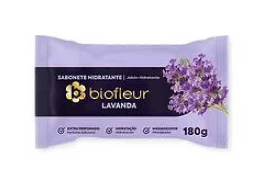 SABONETE BIOFLEUR LAVANDA 180GR UNIDADE