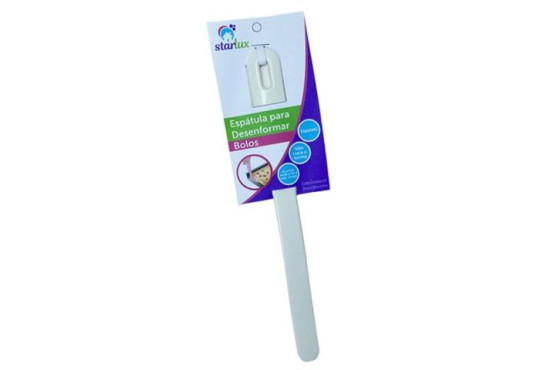 P ESPATULA DESENFORMAR BOLO PLASTICA BRANCA STARLUX