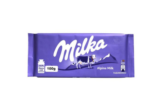 CHOC. BARRA MILKA ALPINE AO LEITE 100GR ALPENMILK