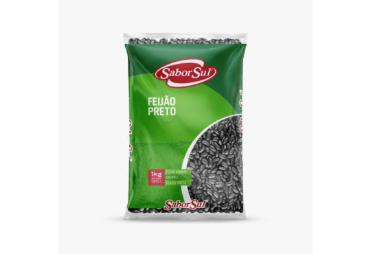 FEIJAO UNIDADE PRETO SABOR SUL TIPO 1 1KG