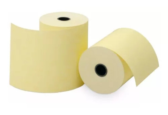 BOBINA PAPEL P/MAQ. CALCUL. TERM. AMARELA 57mmX22MT OMEGA UNIDADE