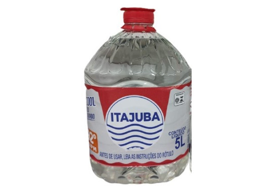 ALCOOL ITAJUBA " LIQUIDO 92% "  5LT GALAO