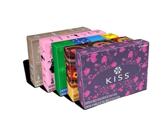 LENCO PAPEL FACIAL KISS CAIXA C/50