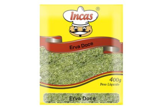 COND.INCAS ERVA DOCE 400GR