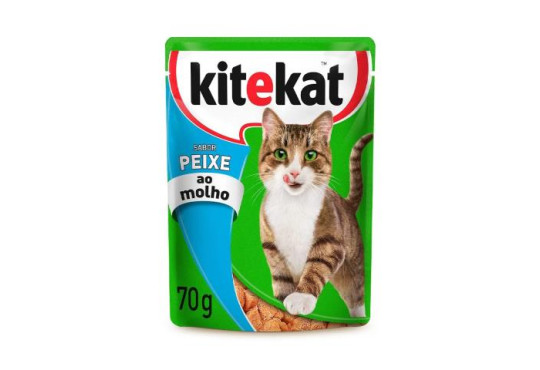 RACAO SACHE KITEKAT PEIXE C/24X70GR GATO
