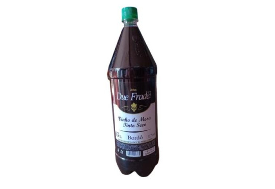 VINHO DUE FRADEI TINTO SECO " BORDO " 1.9LT PET TP VERDE