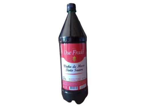 VINHO DUE FRADEI TINTO SUAVE 1.9LT PET TP PRETA