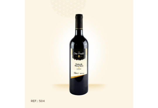 VINHO DUE FRADEI// GARRAFA TINTO SECO " BORDO " 750ML