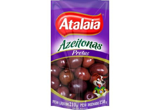 AZEITONA ATALAIA PRETA COM CAROCO SACHE 120GR