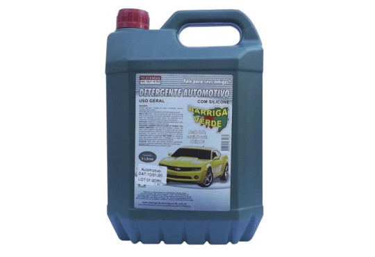 DETERG. AUTOMOTIVO SILICONADO BARRIGA VERDE " G A L A O 5LT "