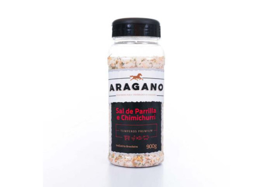 SAL DE PARRILLA C/ CHIMICHURRI ARAGANO POTE 900GR