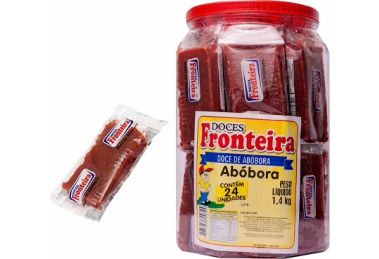 DOCE /FRONTEIRA DOCE ABOBORA EMBALADA POTE C/24 1.400KG
