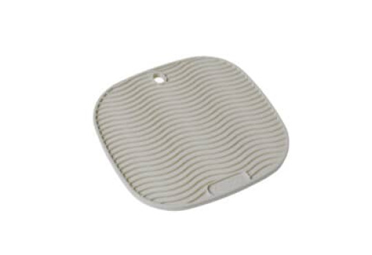 DESCANSO PANELA " QUADRADO " NAXOS SILICONE CINZA