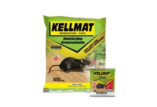 INSET KELLMAT GRANULADO P/RATO 40X25GR