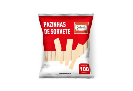 SORV. PAZINHA MADEIRA GABOARDI C/100