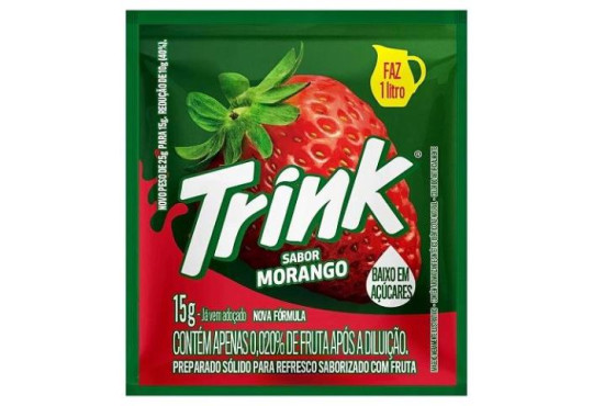 REFRESCO TRINK MORANGO NOVO " C/15X15GR "