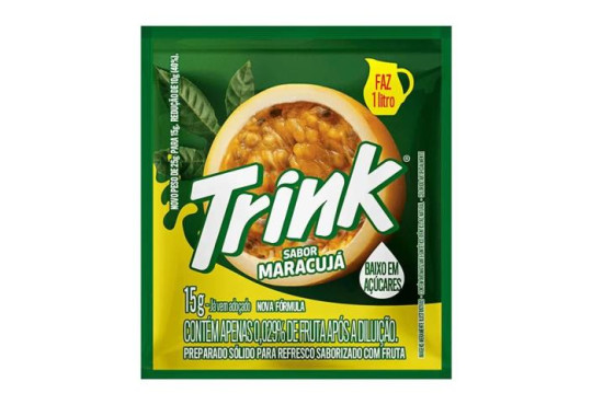 REFRESCO TRINK MARACUJA NOVO " C/15X15GR "
