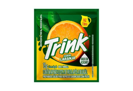 REFRESCO TRINK LARANJA NOVO " C/15X15GR "