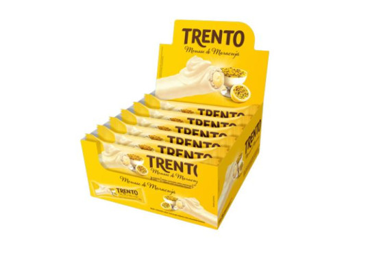 CHOC. PECCIN TRENTO C/RECH MOUSSE DE MARACUJA 16X29GR