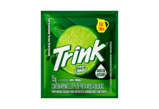 REFRESCO TRINK LIMAO NOVO " C/15X15GR "