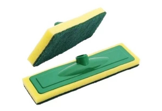 RODO BOMPACK 26CM PASSA CERA C/ESPONJA BASE PLAST. C/CABO