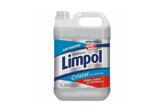 DETERG. LIQ. LIMPOL " GALAO "  CRISTAL 5LT BOMBRIL