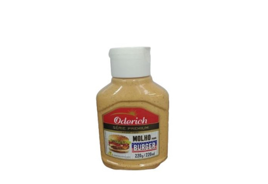 MOLHO PREMIUM BURGER BISNAGA ODERICH 220GR