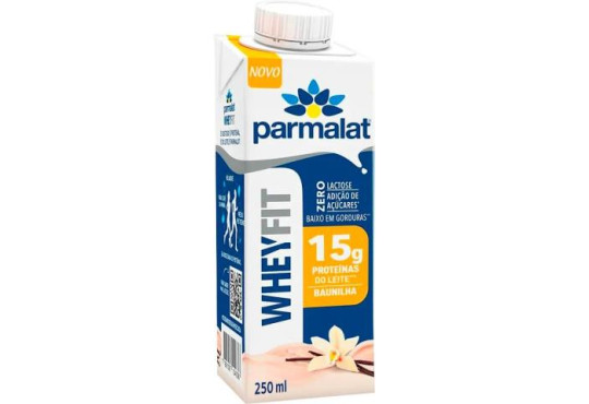 WHEYFIT PARMALAT BAUNILHA 250ML SEM LACTOSE