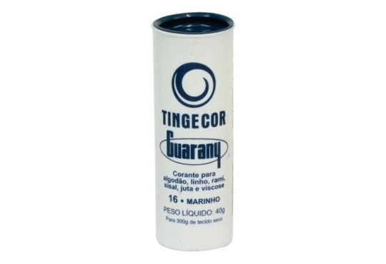 TINTA P/TINGIR GUARANY TINGICOR AZUL MARINHO C/6