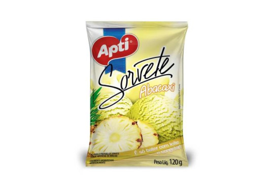 SORV. PO P/SORVETE APTI ABACAXI 120GR