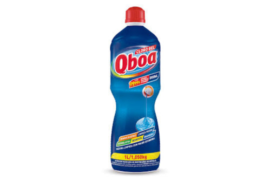 LIMPADOR # Q BOA GEL # C/ CLORO 1LT HIPOCLORITO