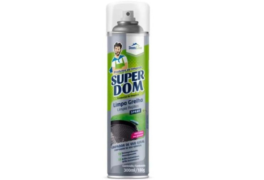 LIMPA GRELHA SPRAY SUPER DOM LATA 300ML