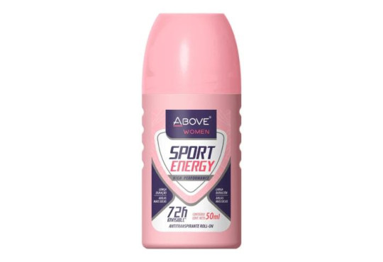 DESODORANTE ABOVE " ROLON " SPORT ENERGY " F E M " 72HR 50ML