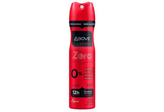 DESODORANTE ABOVE " AERO " ZERO " F E M " 12HR 150ML