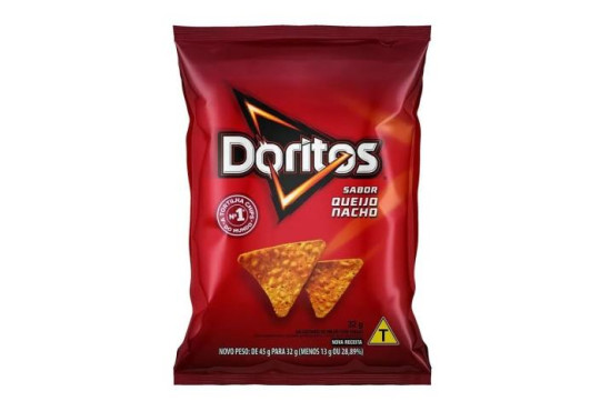 SALG. EL CHIPS DORITOS NACHO  " NOVO 32GR "