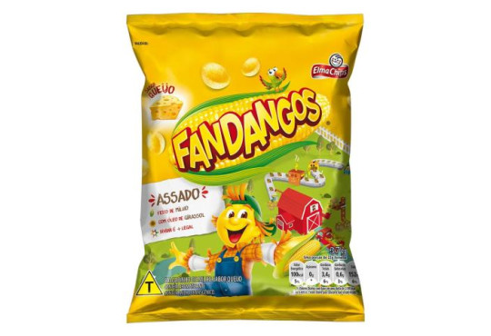 SALG. EL CHIPS FANDANGOS QUEIJO  " NOVO 35GR "