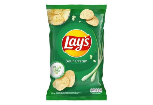 SALG. EL CHIPS//BATATA LAYS CEBOLA SOUR CREAN  " NOVA 70GR "