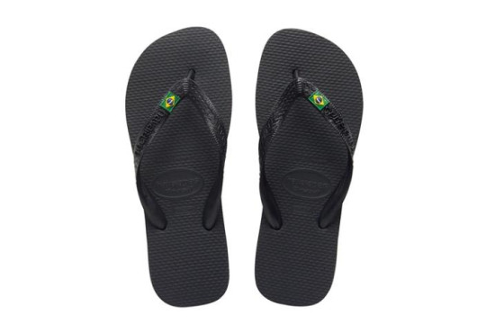 CHIN. HAVAIANA BRASIL 33X34 PRETO