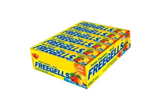 DROPS FREEGELLS FRUTAS TROPICAIS C/12