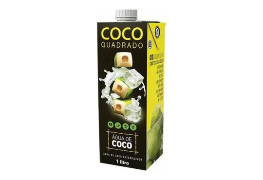 AGUA DE COCO " QUADRADO " TETRA 1LT