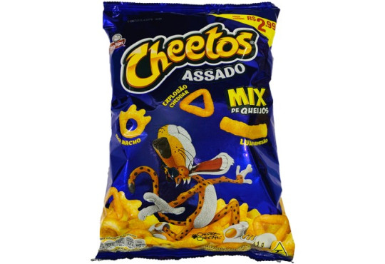 SALG. EL CHIPS/CHEETOS MIX DE QUEIJOS " NOVO 82GR "