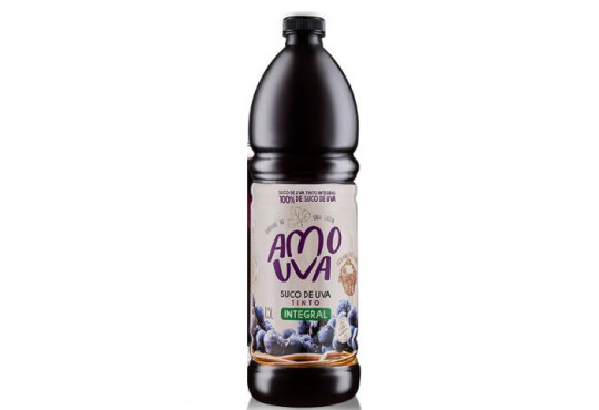 SUCO DE UVA AMO UVA 100% UVA " PET " 1,5LT CANCAO
