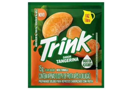 REFRESCO TRINK TANGERINA NOVO " C/15X15GR "