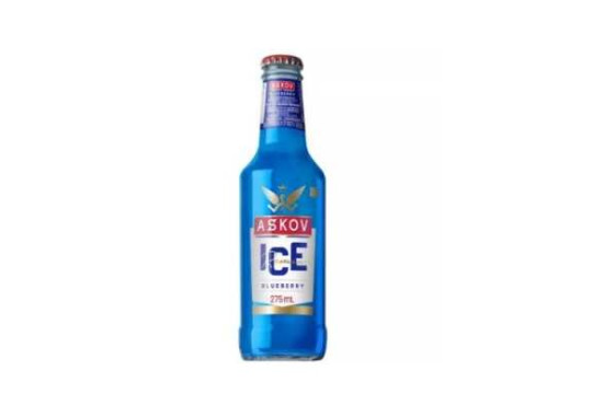 LT. CANINHA ASKOV ICE BLUEBERRY 6X275ML VIDRO
