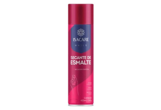 SECANTE DE ESMALTE SPRAY ISACARE 400ML