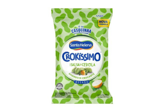 AMENDOIM CROCANTE SALSA E CEBOLA CROKISSIMO 400GR STA HELENA