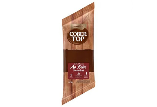 RECHEIO FORNEAVEL " COBERTOP " CHOCOLATE AO LEITE 1.005KG
