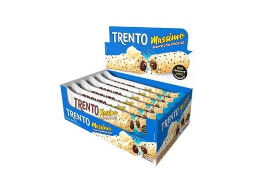 CHOC. PECCIN TRENTO MASSIMO BRANCO C/COOKIES 15X25GR