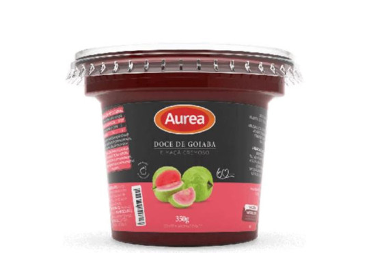 DOCE FRUTA AUREA GOIABA E MACA 350GR